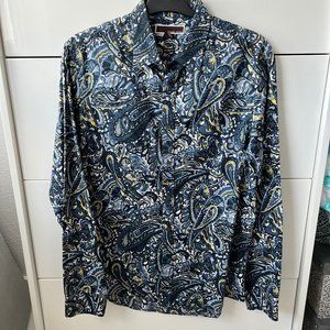 Michael Kors paisley shirt Sz M